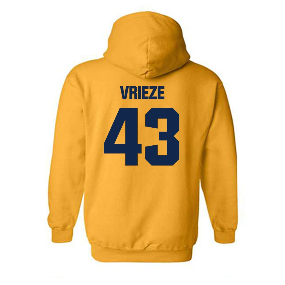 UW Eau Claire - NCAA Football : Logan Vrieze - Classic Shersey Hooded Sweatshirt-1