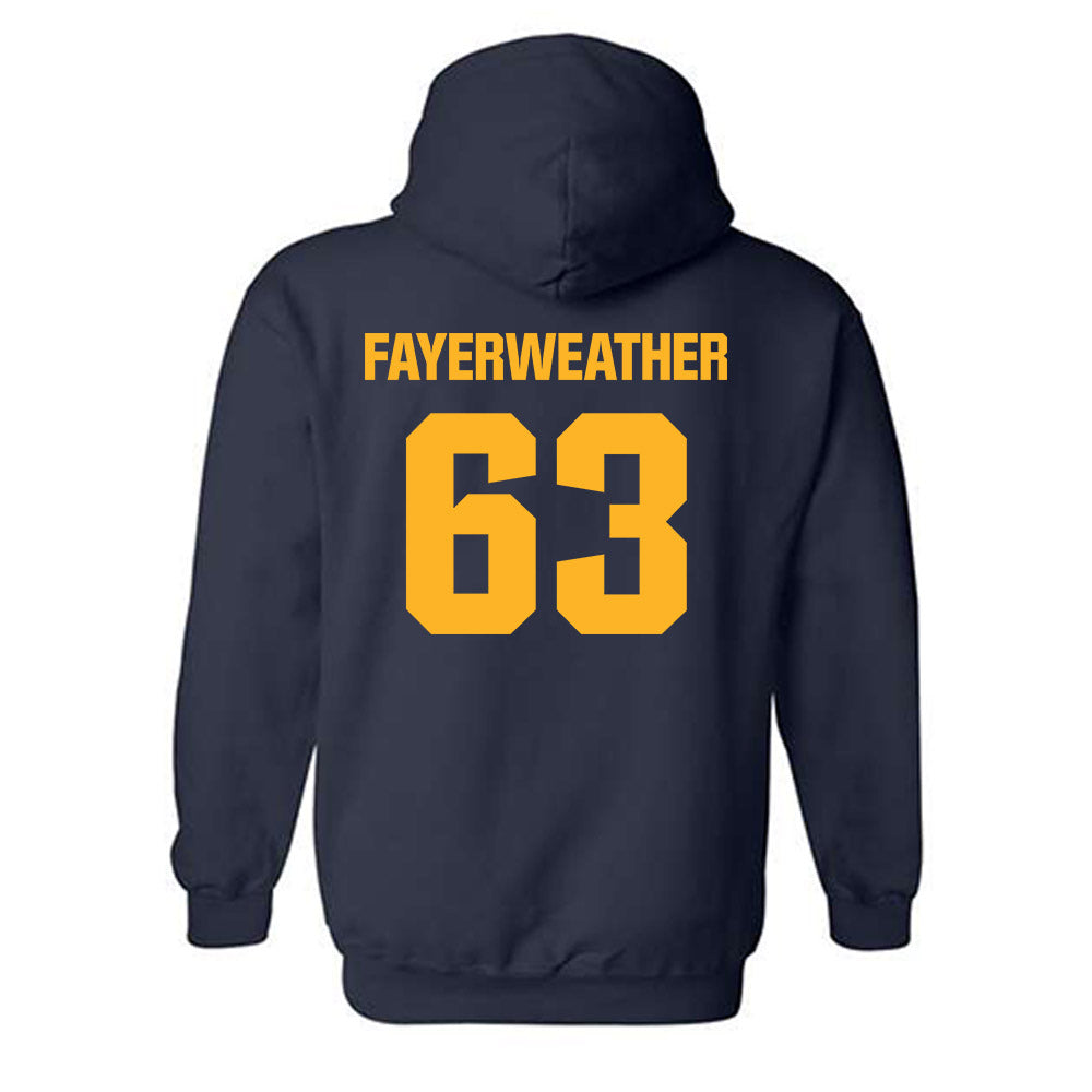 UW Eau Claire - NCAA Football : Blake Fayerweather - Classic Shersey Hooded Sweatshirt-1
