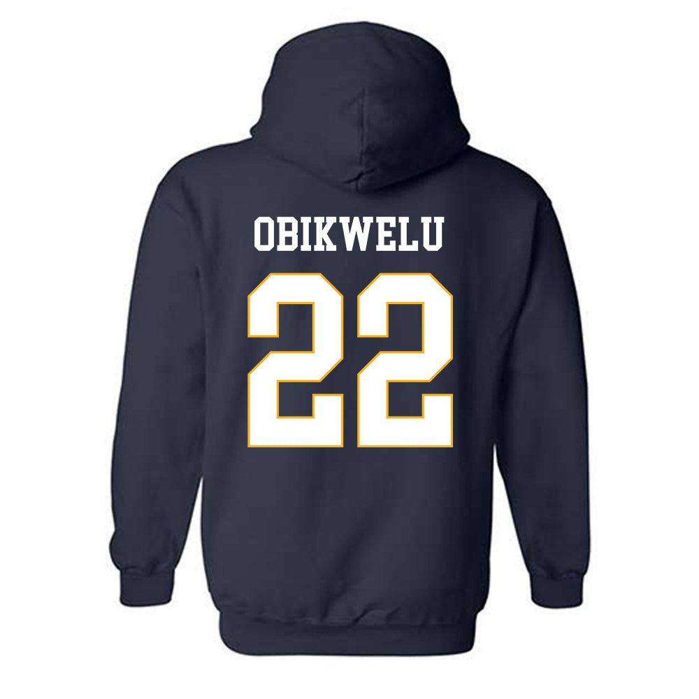 UW Eau Claire - NCAA Football : KJ Obikwelu - Classic Fashion Shersey Hooded Sweatshirt-1