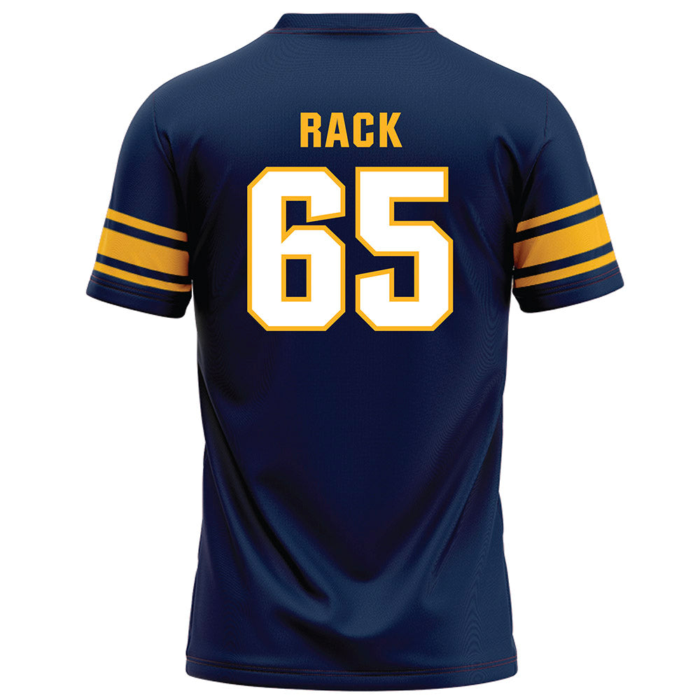 UW Eau Claire - NCAA Football : Alex Rack - Navy Football Jersey-1