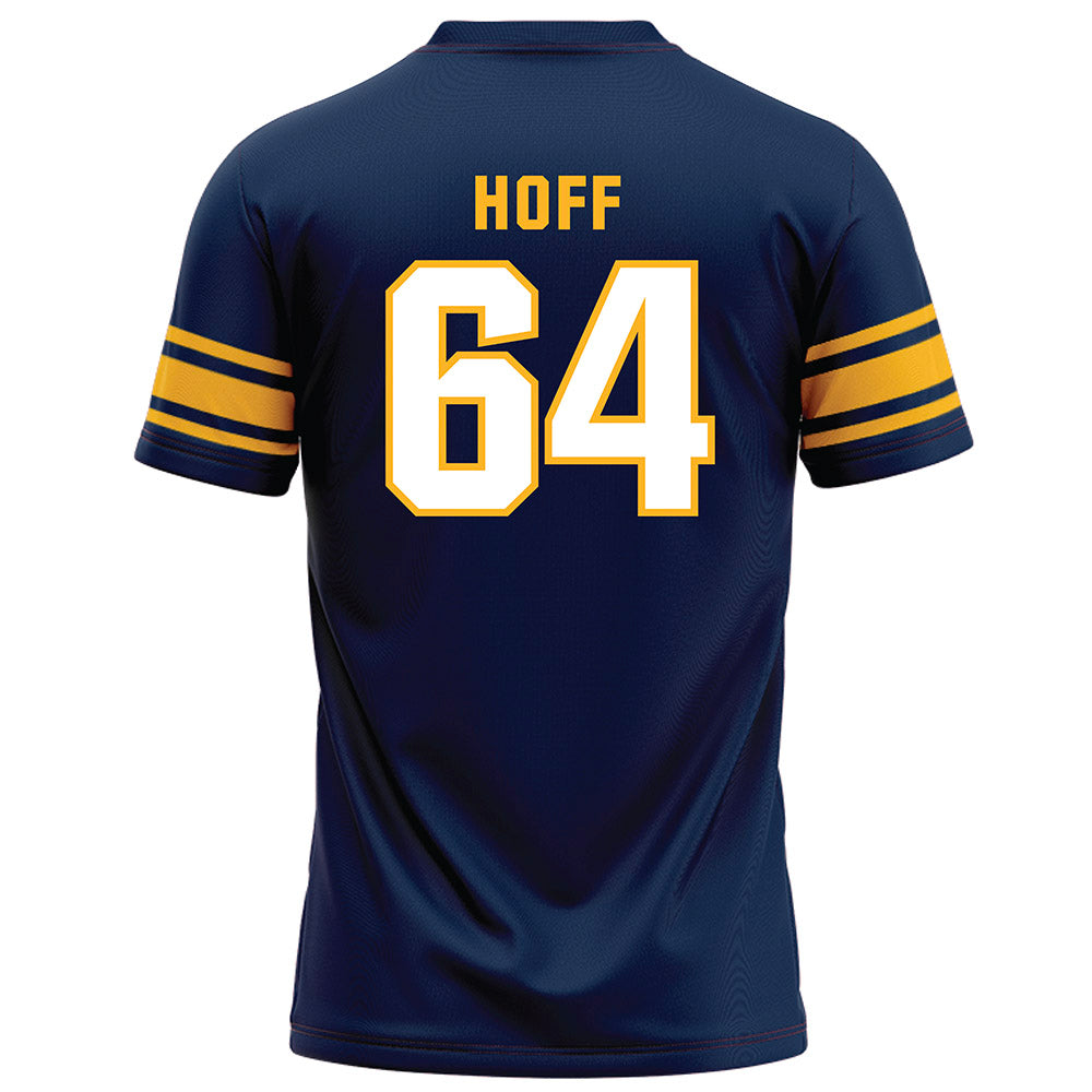 UW Eau Claire - NCAA Football : Matthew Hoff - Navy Football Jersey-1