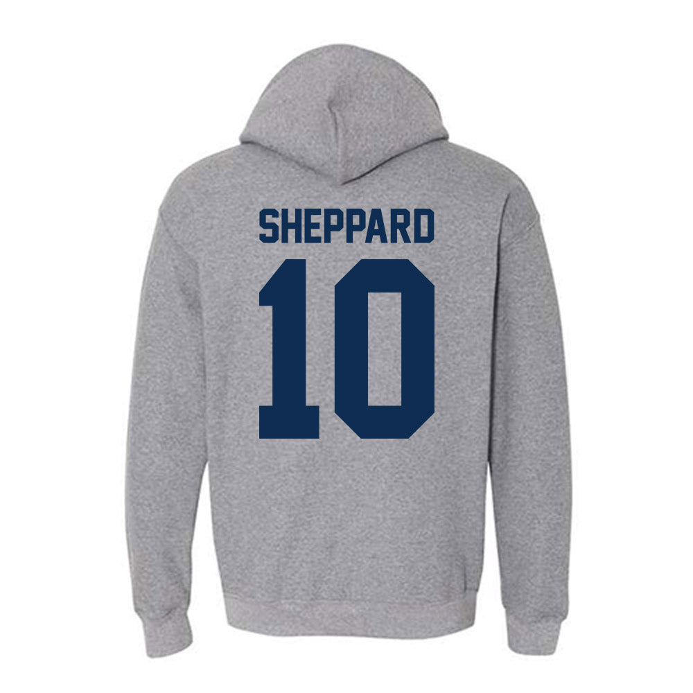 The Citadel - NCAA Football : DAngelo Sheppard - Classic Shersey Hooded Sweatshirt-1