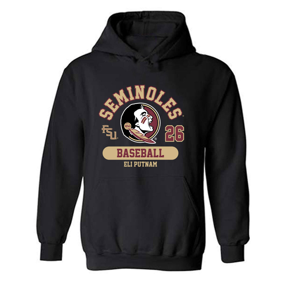 FSU - NCAA Baseball : Eli Putnam - Classic Fashion Shersey Hooded Sweatshirt-0