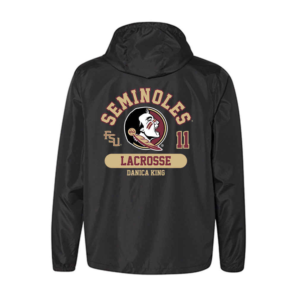 FSU - NCAA Women's Lacrosse : Danica King - Windbreaker-1