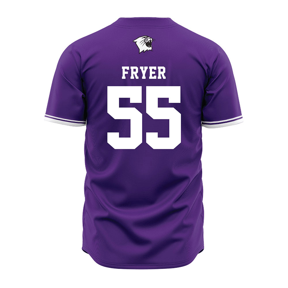 Northwestern - NCAA Baseball : Justin Fryer - Jersey-1