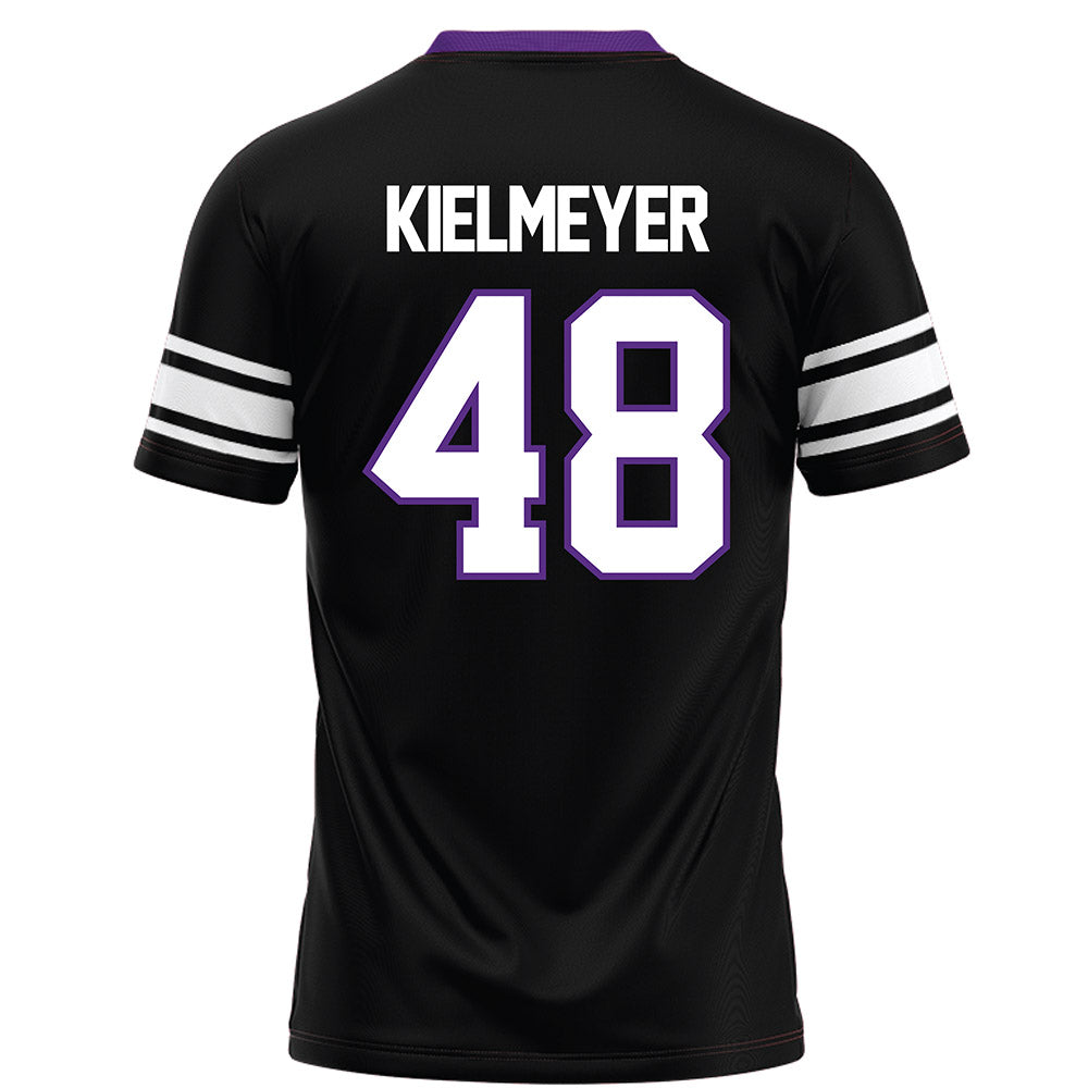 Northwestern - NCAA Football : Tyler Kielmeyer - Black Football Jersey-1