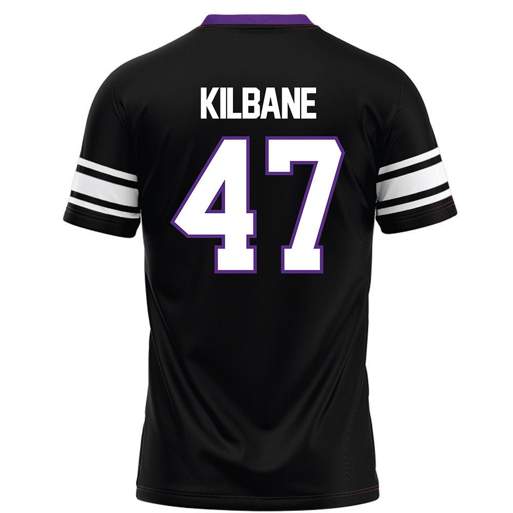 Northwestern - NCAA Football : Michael Kilbane - Black Football Jersey-1