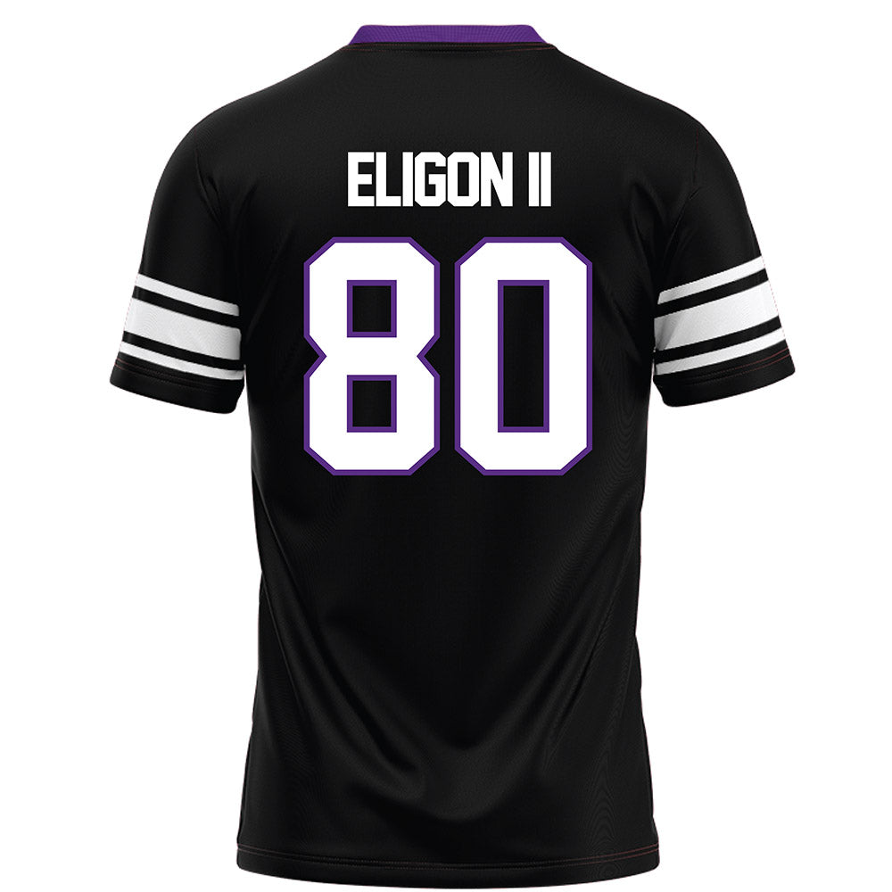 Northwestern - NCAA Football : Hayden Eligon II - Black Football Jersey