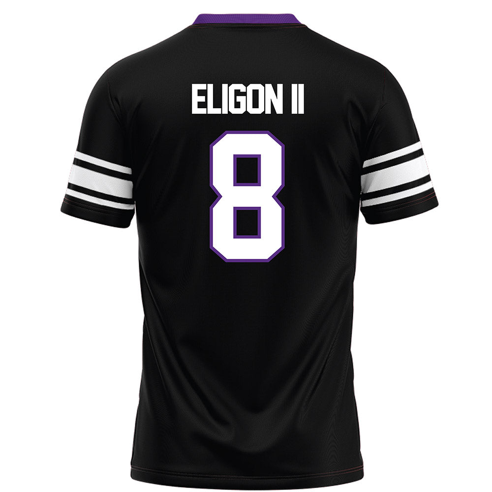Northwestern - NCAA Football : Hayden Eligon II - Black Football Jersey-1
