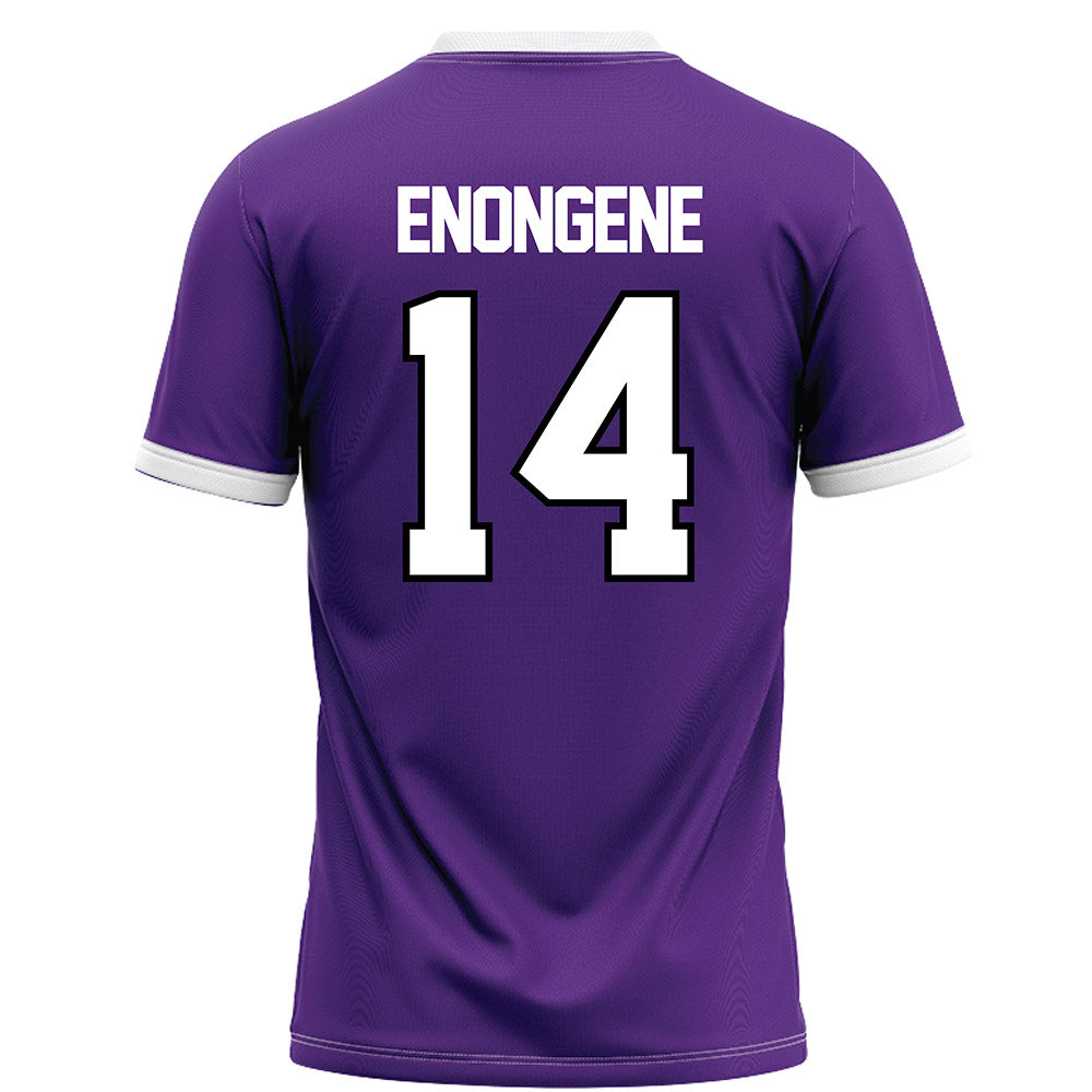 Northwestern - NCAA Football : Dube Enongene - Fashion Jersey Football Jersey-1