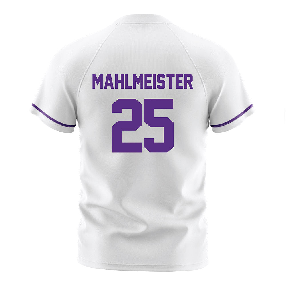 Northwestern - NCAA Men's Soccer : Seth Mahlmeister - White Soccer Jersey-1