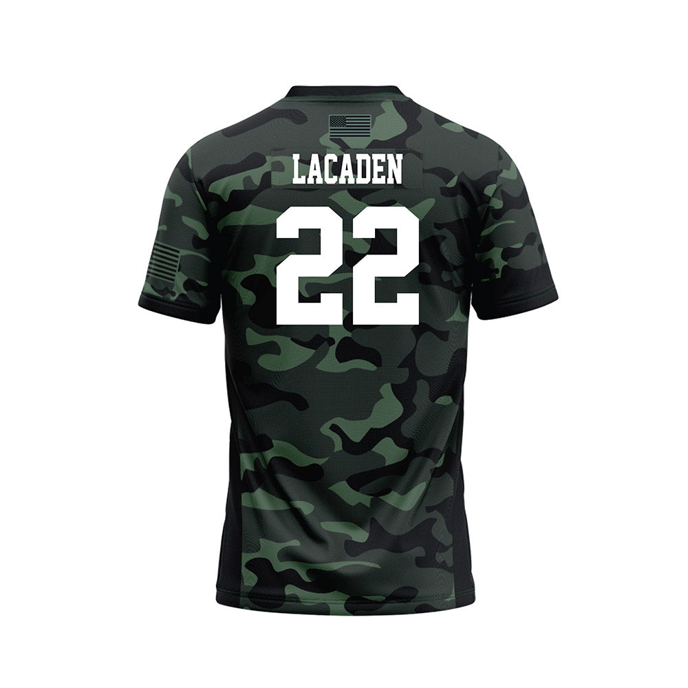 Hawaii - NCAA Football : Titan Lacaden - Camo Football Jersey-1