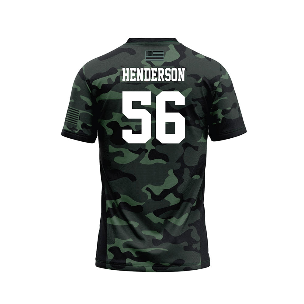 Hawaii - NCAA Football : Boogie Henderson - Camo Football Jersey-1