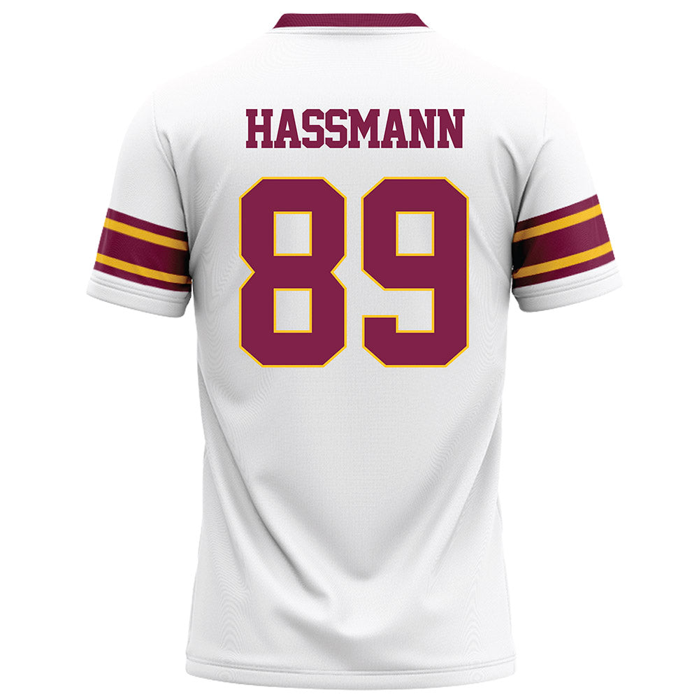 Arizona State - NCAA Football : Harry Hassmann - White Football Jersey-1