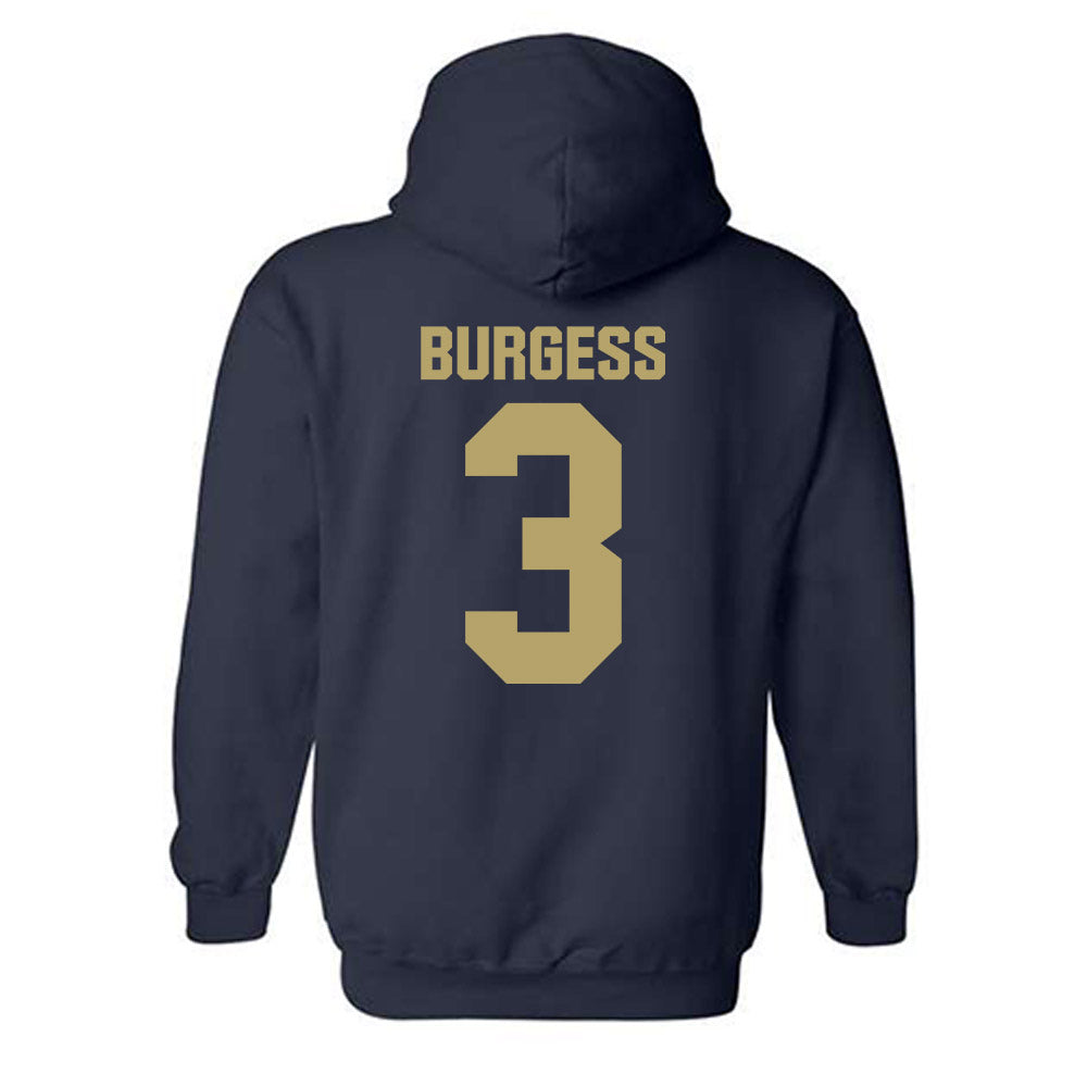 UC Davis - NCAA Women's Volleyball : Laela Burgess - Classic Shersey Hooded Sweatshirt-1