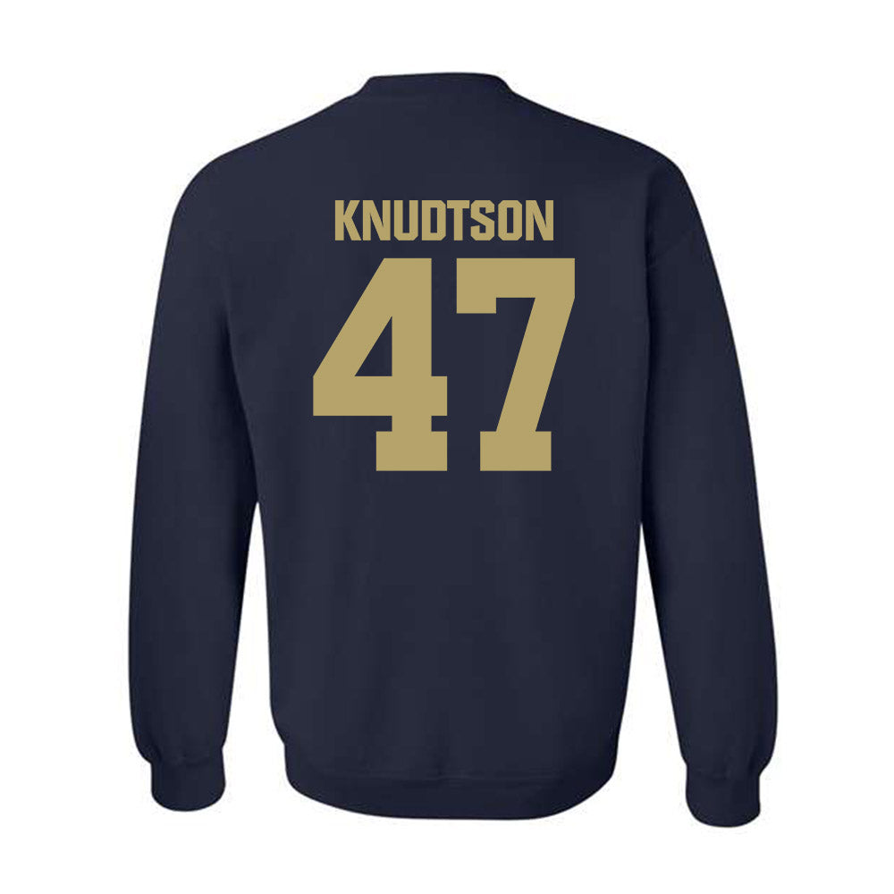 UC Davis - NCAA Football : Jack Knudtson - Classic Shersey Crewneck Sweatshirt-1