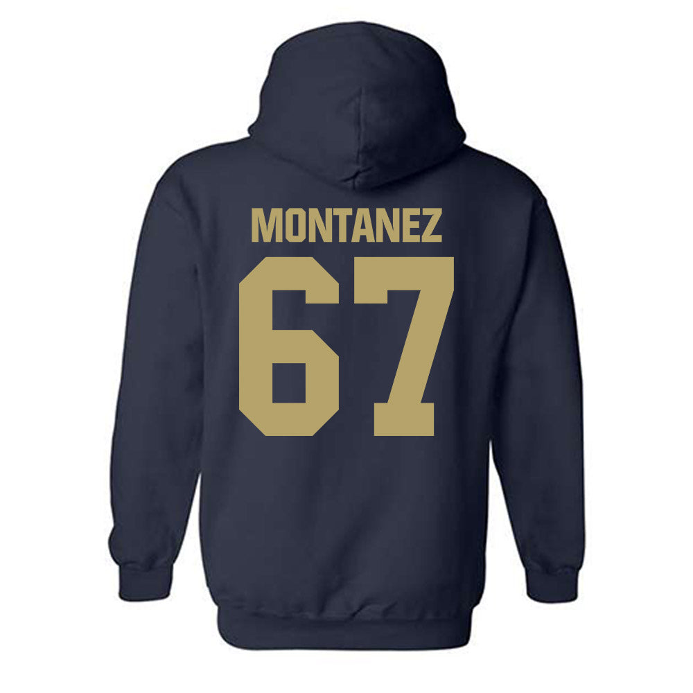 UC Davis - NCAA Football : Jayden Montanez - Classic Shersey Hooded Sweatshirt-1