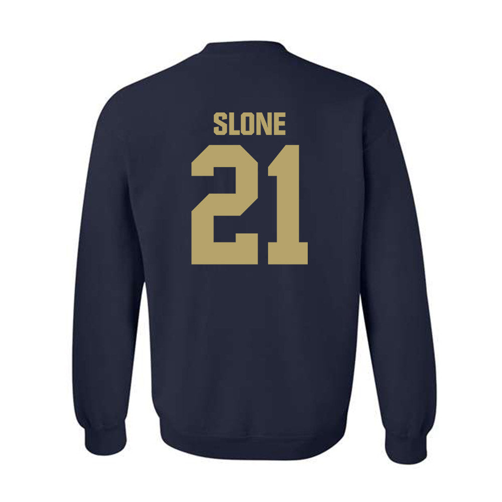 UC Davis - NCAA Football : Teeg Slone - Classic Shersey Crewneck Sweatshirt-1