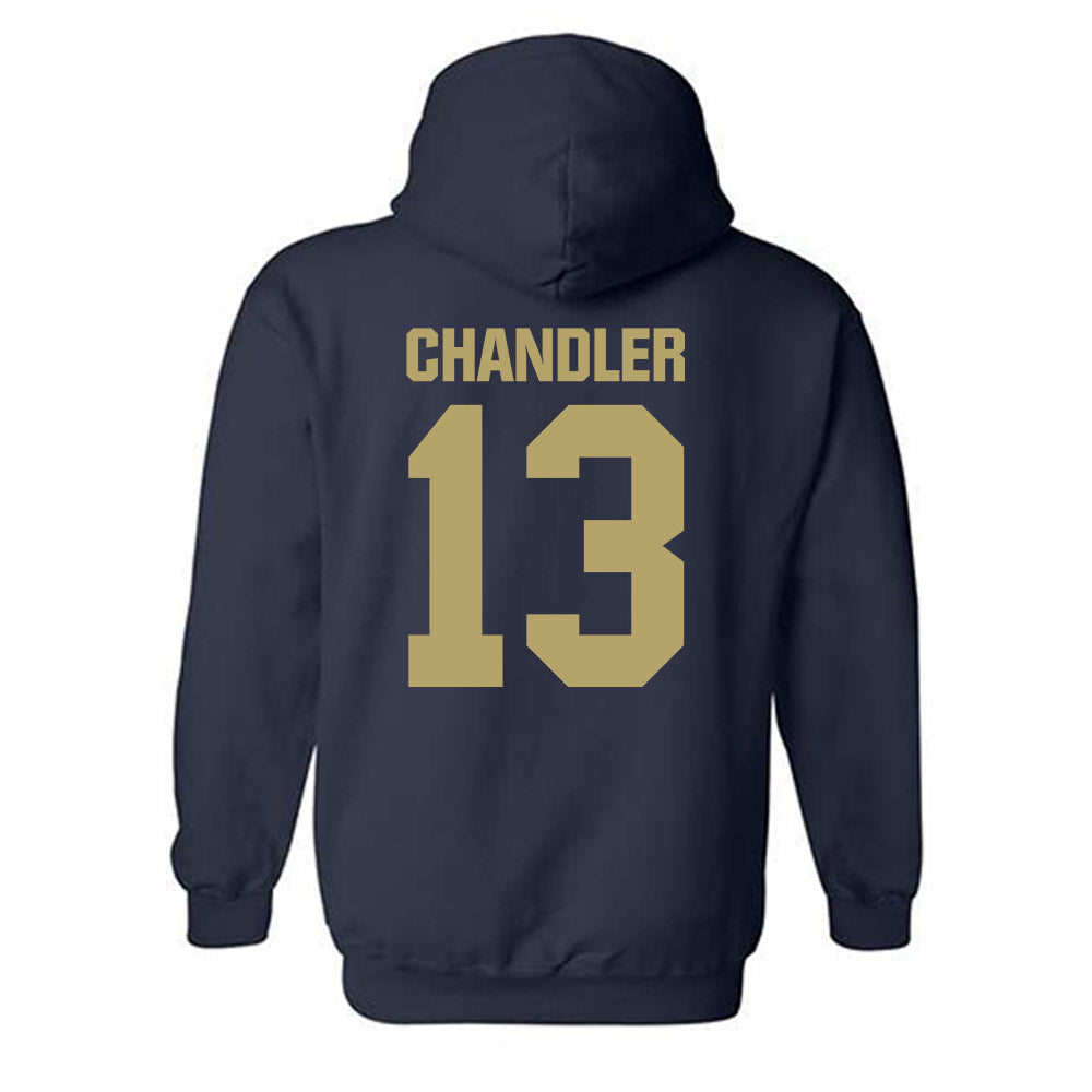 UC Davis - NCAA Women's Volleyball : Ally Chandler - Classic Shersey Hooded Sweatshirt-1