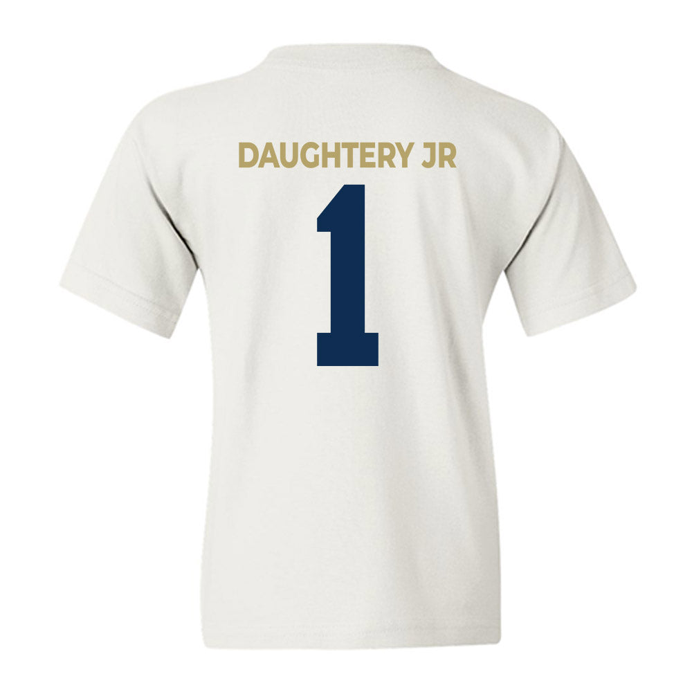 UC Davis - NCAA Men's Basketball : Carl Daughtery Jr - Classic Shersey Youth T-Shirt-1