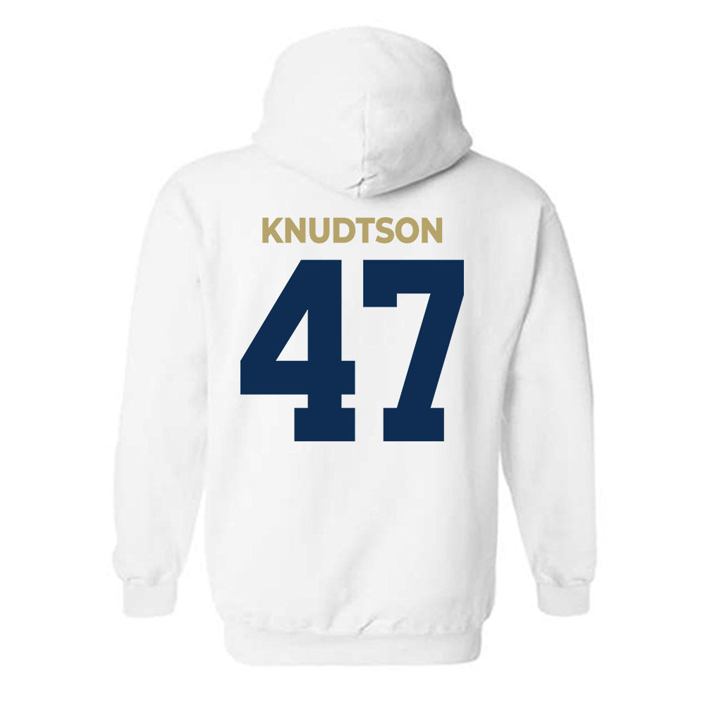 UC Davis - NCAA Football : Jack Knudtson - Classic Shersey Hooded Sweatshirt-1