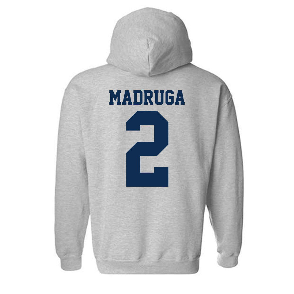 UC Davis - NCAA Football : Macray Madruga - Classic Shersey Hooded Sweatshirt-1