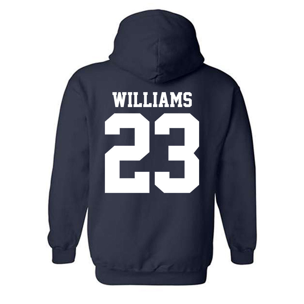 UC Davis - NCAA Football : Winston Williams - Classic Shersey Hooded Sweatshirt-1