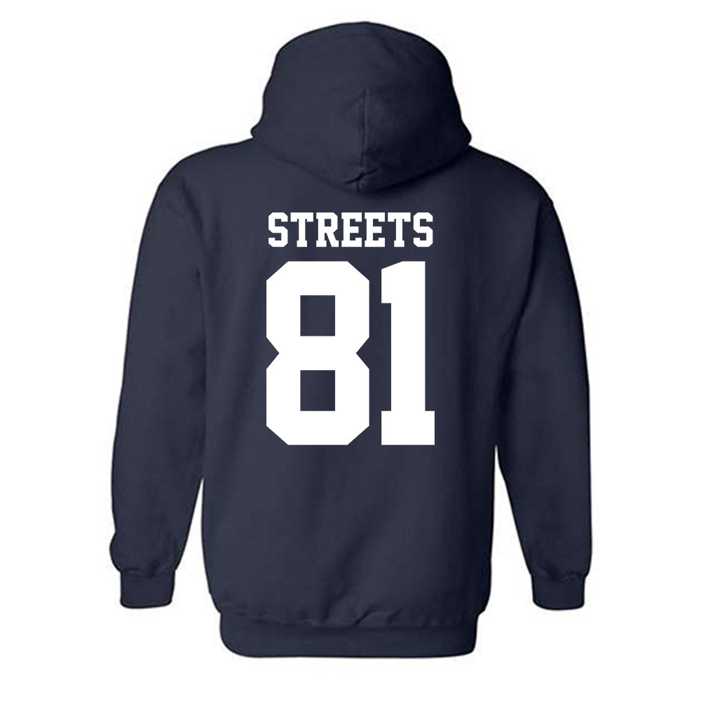UC Davis - NCAA Football : LaDanian Streets - Classic Shersey Hooded Sweatshirt-1