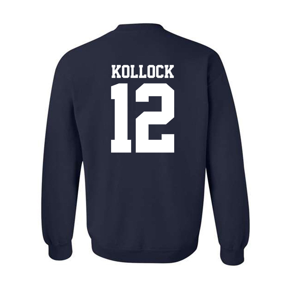 UC Davis - NCAA Football : Jackson Kollock - Classic Shersey Crewneck Sweatshirt-1