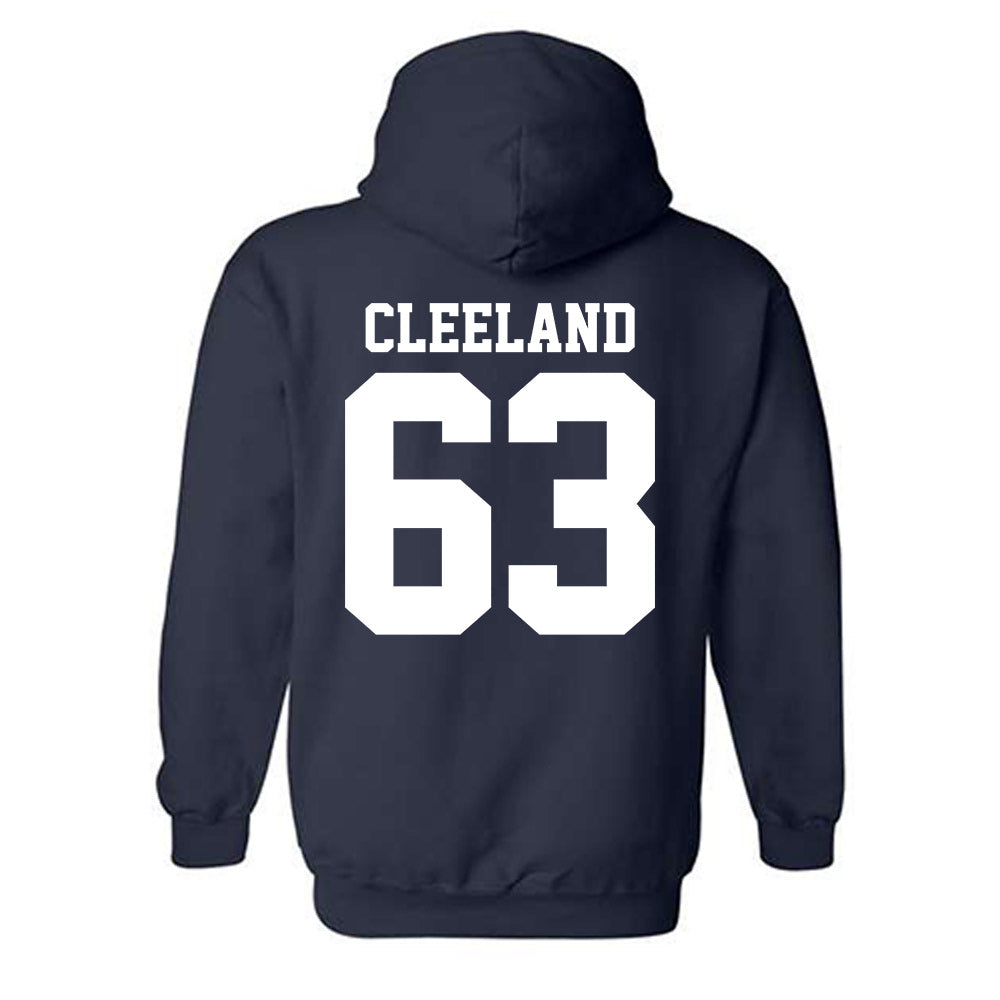 UC Davis - NCAA Football : Roice Cleeland - Classic Shersey Hooded Sweatshirt-1