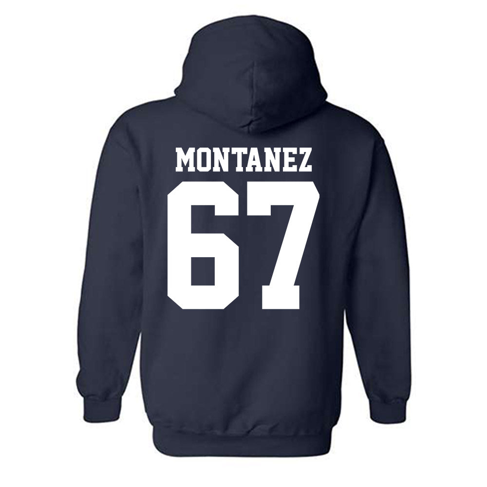 UC Davis - NCAA Football : Jayden Montanez - Classic Shersey Hooded Sweatshirt-1