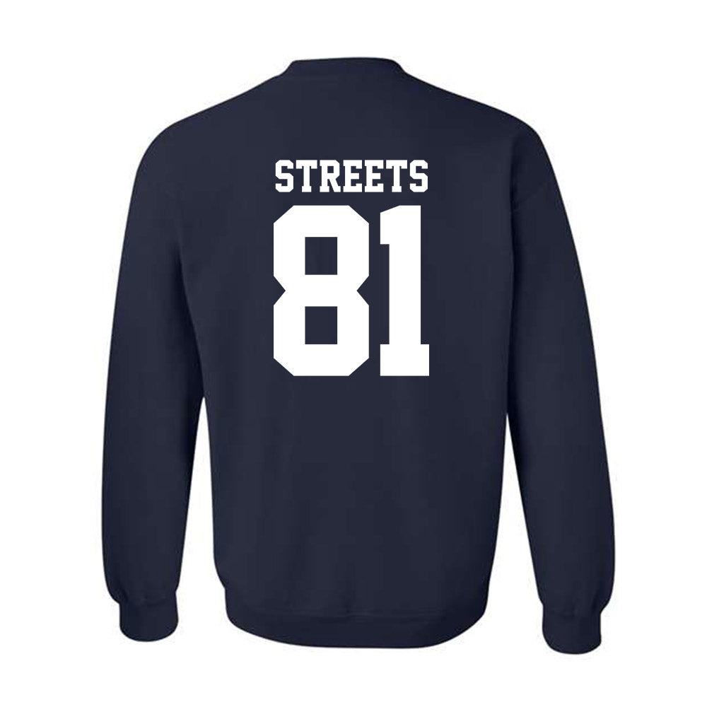 UC Davis - NCAA Football : LaDanian Streets - Classic Shersey Crewneck Sweatshirt-1