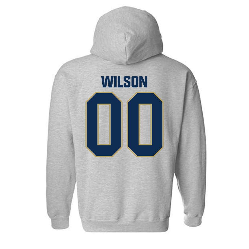 UC Davis - NCAA Men's Soccer : Mekhai Wilson - Classic Shersey Hooded Sweatshirt-1