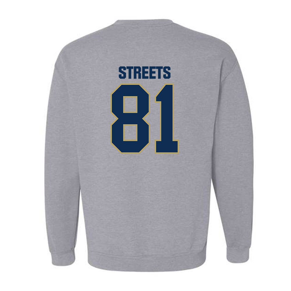 UC Davis - NCAA Football : LaDanian Streets - Classic Shersey Crewneck Sweatshirt-1