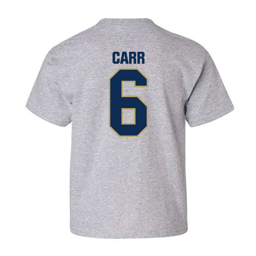 UC Davis - NCAA Football : Trey Carr - Classic Shersey Youth T-Shirt-1