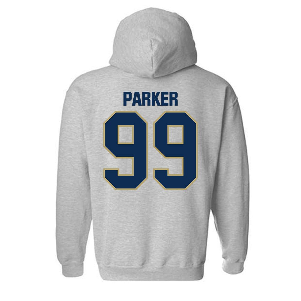 UC Davis - NCAA Football : Tyler Parker - Classic Shersey Hooded Sweatshirt-1
