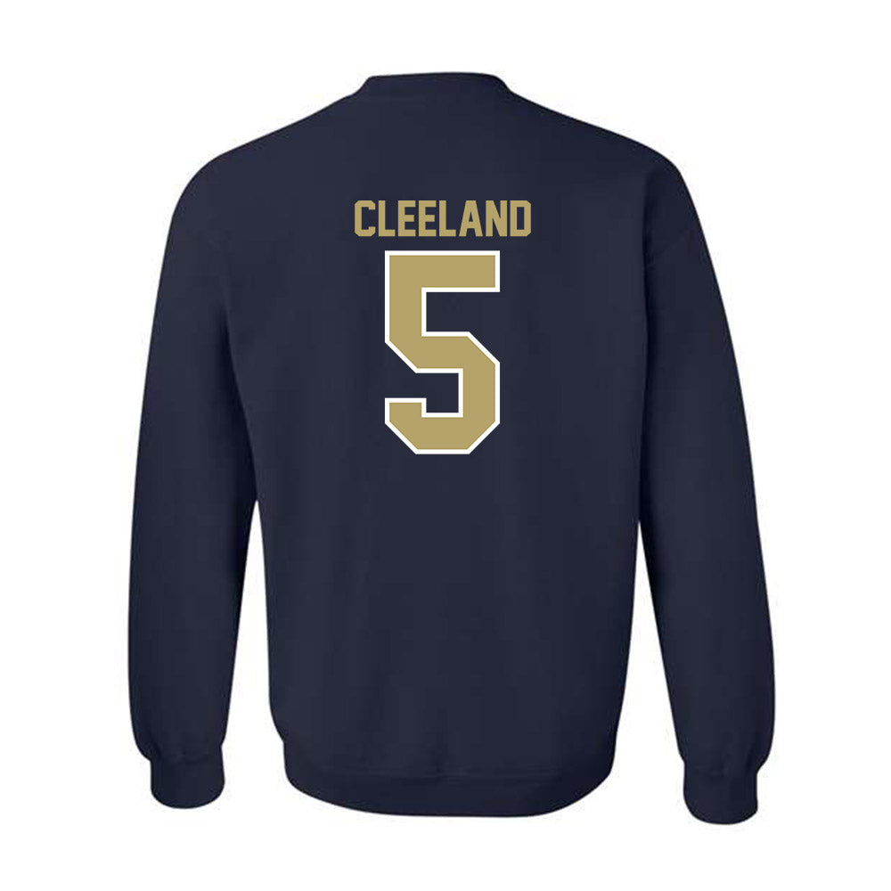 UC Davis - NCAA Football : Treynor Cleeland - Classic Fashion Shersey Crewneck Sweatshirt-1