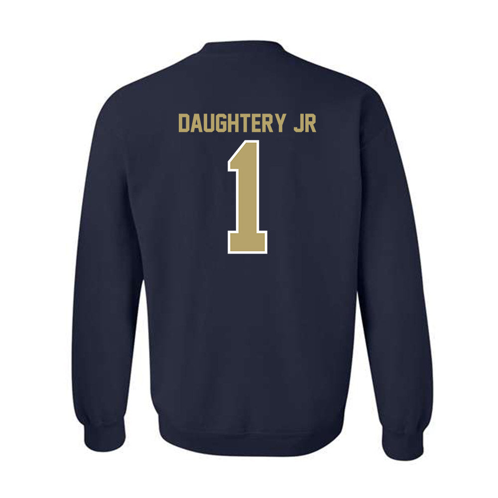 UC Davis - NCAA Men's Basketball : Carl Daughtery Jr - Classic Fashion Shersey Crewneck Sweatshirt-1
