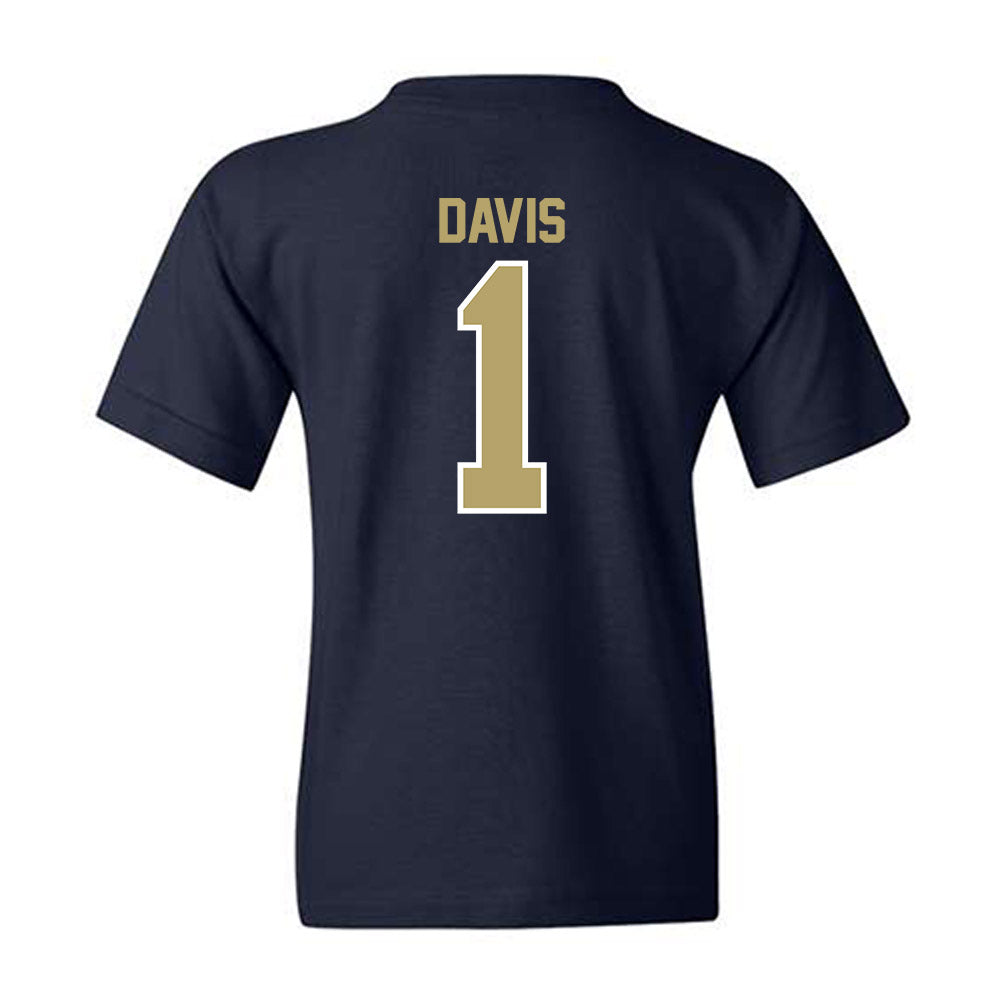 UC Davis - NCAA Women's Basketball : Carrington Davis - Classic Fashion Shersey Youth T-Shirt-1