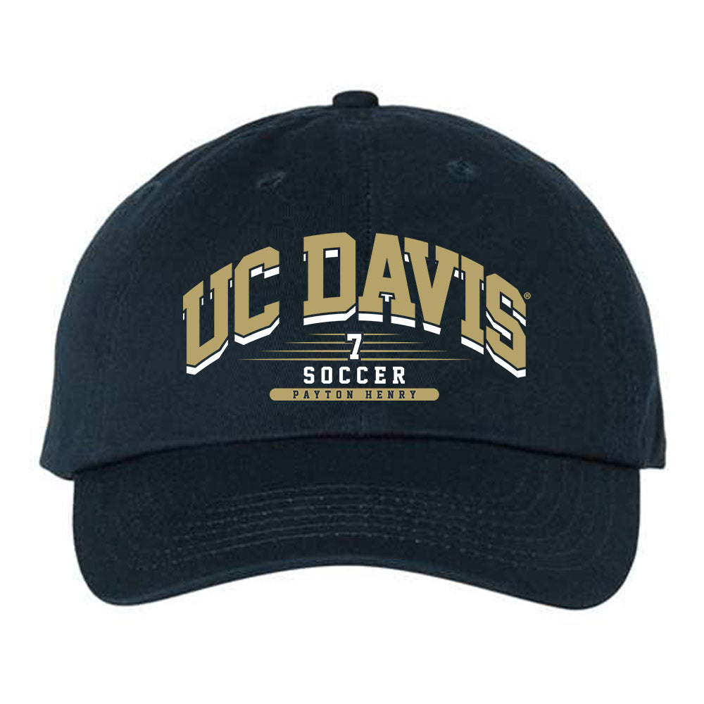 UC Davis - NCAA Women's Soccer : Payton Henry - Dad Hat-0