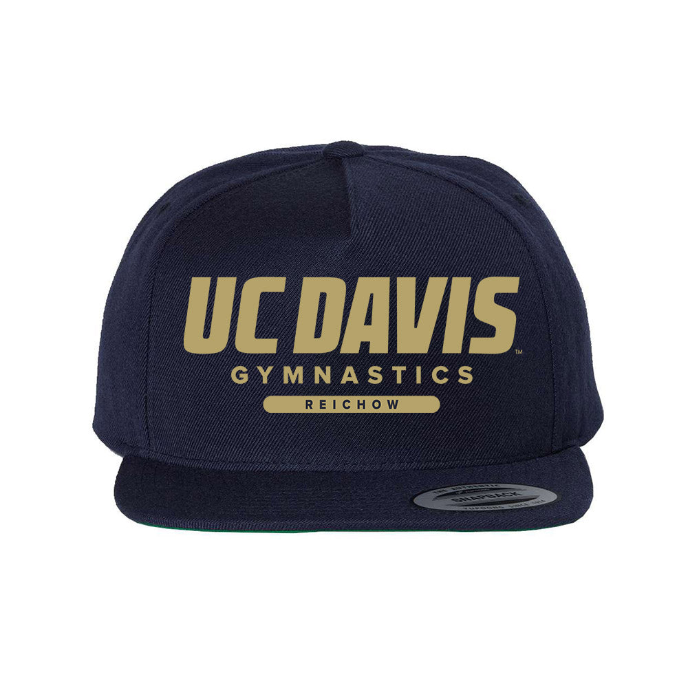 UC Davis - NCAA Women's Gymnastics : Avah Reichow - Snapback Hat-0