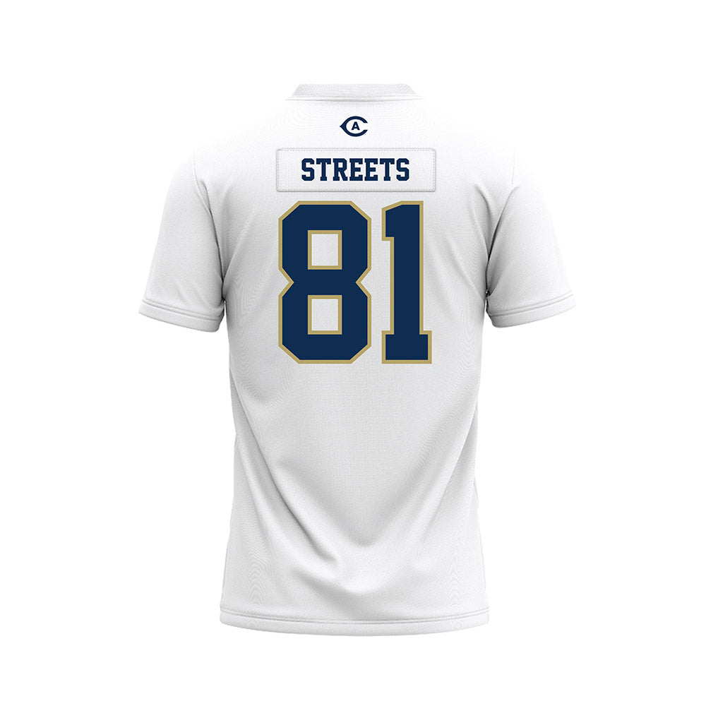 UC Davis - NCAA Football : LaDanian Streets - White Premium Football Jersey-1