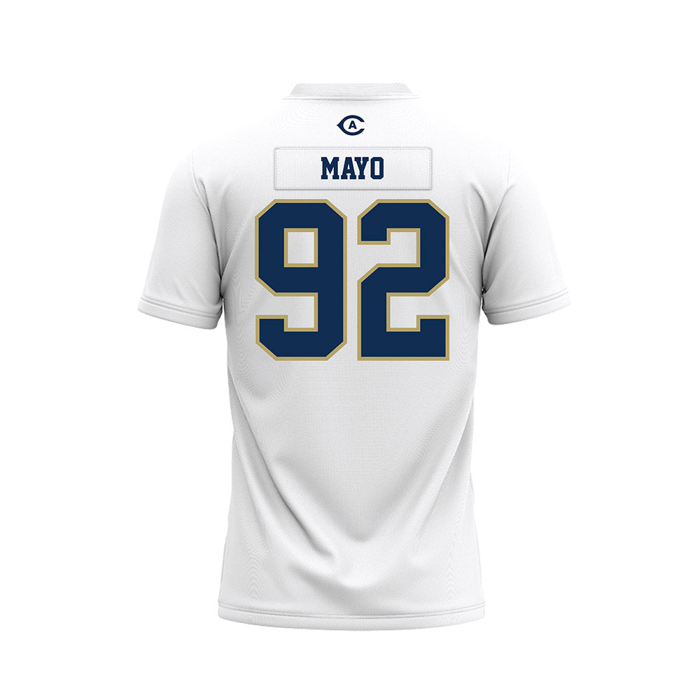 UC Davis - NCAA Football : Rayne Mayo - White Premium Football Jersey-1