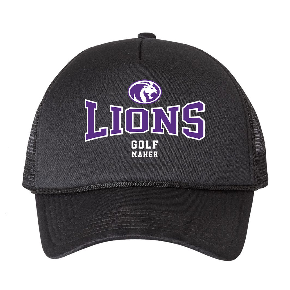 North Alabama - NCAA Men's Golf : Corey Maher - Trucker Hat-0