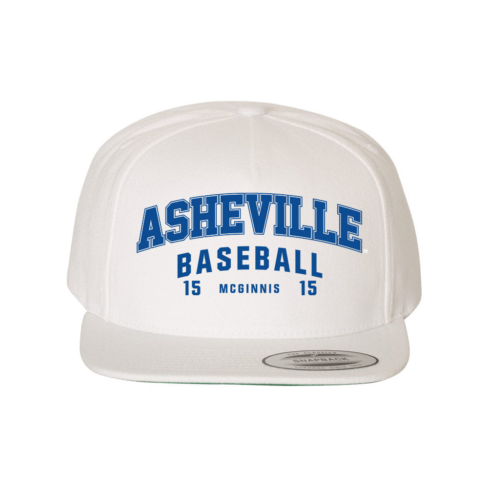 UNC Asheville - NCAA Baseball : Coleman McGinnis - Snapback Hat-0