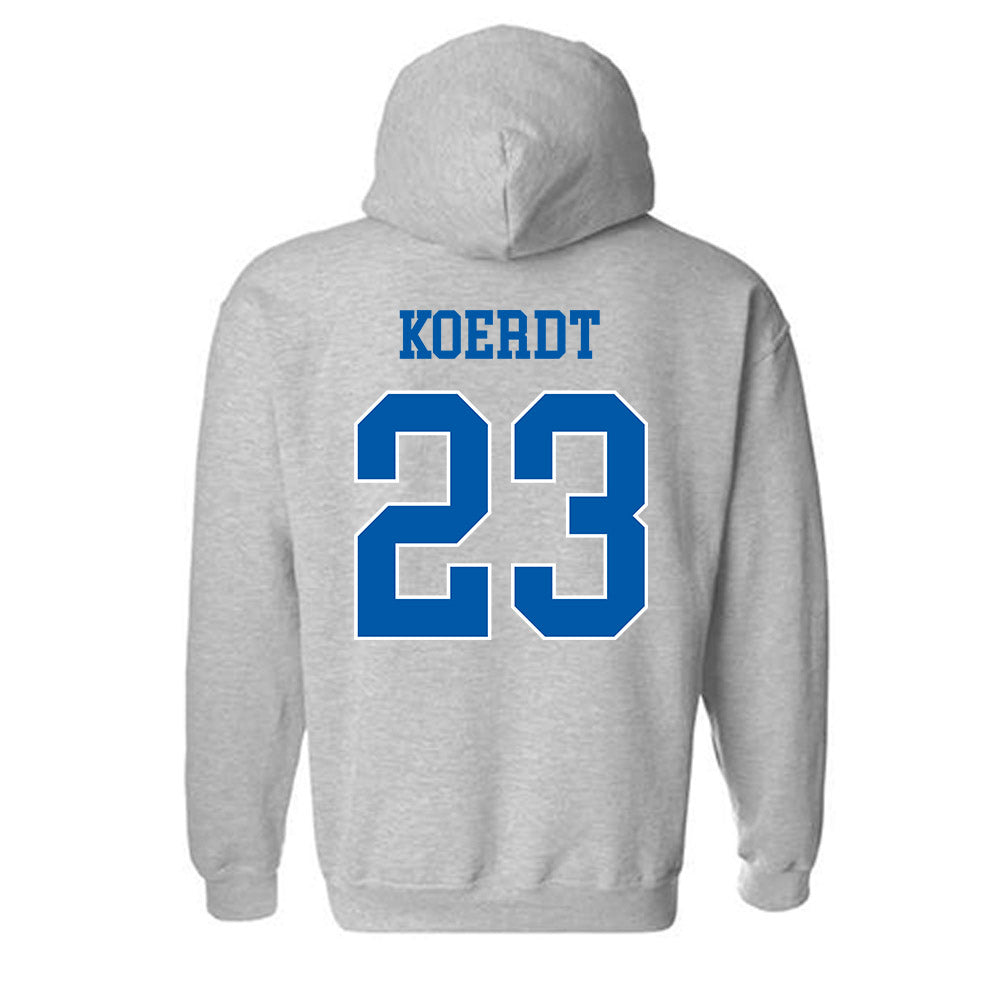 UNC Asheville - NCAA Women's Basketball : Jaidyn Koerdt - Classic Shersey Hooded Sweatshirt-1
