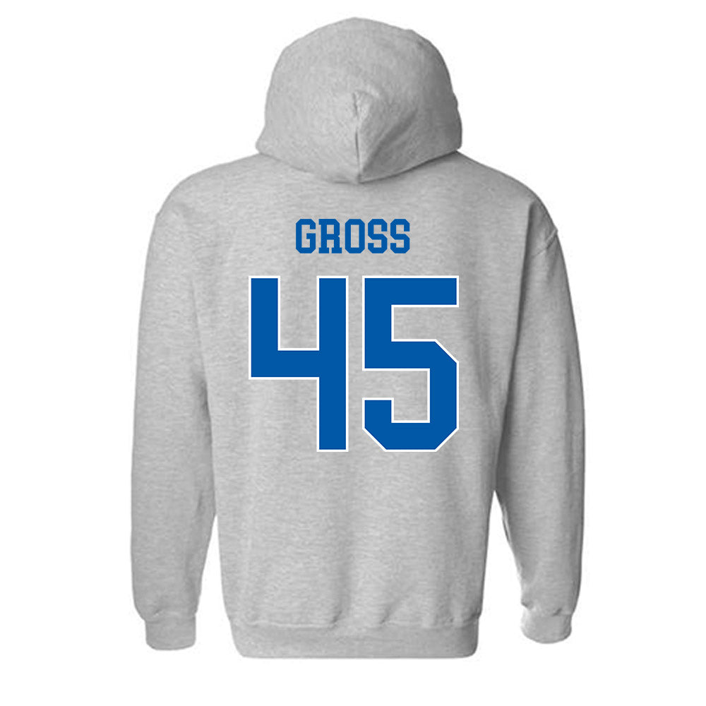 UNC Asheville - NCAA Baseball : Landon Gross - Classic Shersey Hooded Sweatshirt-1