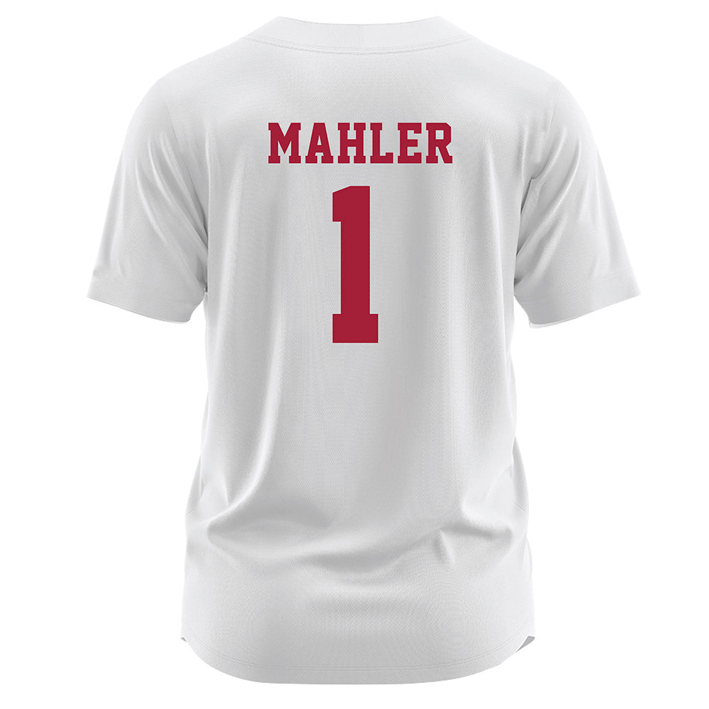 Stanford - NCAA Softball : River Mahler - White Jersey-1
