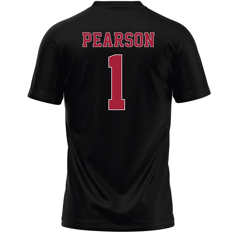 Stanford - NCAA Women's Lacrosse : Lucy Pearson - Black Lacrosse Jersey -1