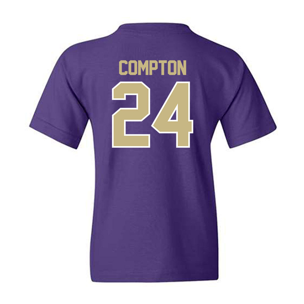 Albion - NCAA Men's Lacrosse : Matthew Compton - Classic Shersey Youth T-Shirt-1